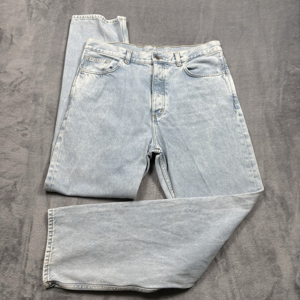 COS Jeans Relaxed Fit Straight Leg Button Fly Workwear Men's Size 33x30